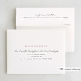 "Plaid Suit Holiday" - Party Thank You Cards in Berry by Chris Griffith - FREE Recipient Addressing