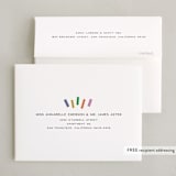"Good excuses" - Party Thank You Cards in Rainbow by Inkblot Design - FREE Recipient Addressing