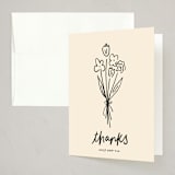 "All grown up" - Party Thank You Cards in Classic by Inkblot Design - Front