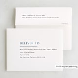 "Azul" - Party Thank You Cards in Peacock by Carmia Jordaan - FREE Recipient Addressing