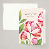 "A Garden Gala" - Party Thank You Cards in Cream by Laura Moyer - Front