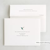 "Relax birthday brunch" - Party Thank You Cards in Clear Blue by Sabrin Deirani - FREE Recipient Addressing