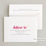 "Modern Cocktails" - Party Thank You Cards in Flamingo by Maria Alou - FREE Recipient Addressing