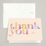 "Gradient Party" - Party Thank You Cards in Fruitcake by Vera Lim - Front