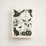"Eat, drink & be scary" - Party Thank You Cards in Cauldron by Sarah Knight - Front