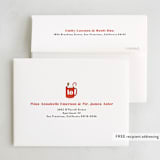 "Hot Chocolate" - Party Thank You Cards in Pine by Alethea and Ruth - FREE Recipient Addressing