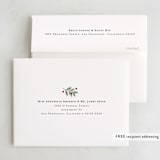 "holiday faunae" - Party Thank You Cards in Holly Berry by Grae - FREE Recipient Addressing