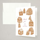 "gingerbread bakery" - Party Thank You Cards in Icing by Rebecca Durflinger - Front