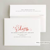"Very Merry Party" - Party Thank You Cards in Peppermint by Stephanie Hawkes - FREE Recipient Addressing