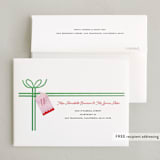 "Secret Santa" - Party Thank You Cards in Jolly by Sarah Knight - FREE Recipient Addressing