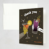 "Come for the Boos" - Party Thank You Cards in Fudge by Renee Christensen - Front