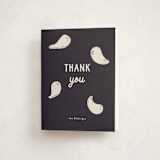 "Ghosts" - Party Thank You Cards in Night by Gwen Bedat - Front