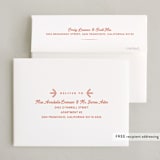 "Vintage Christmas" - Party Thank You Cards in Persimmon by Robert and Stella - FREE Recipient Addressing