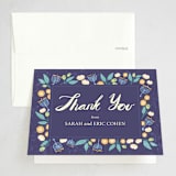 "Festival of Lights Party Invitation" - Party Thank You Cards in Grape by Julia Simons - Front