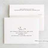 "Snowfall" - Party Thank You Cards in Night Sky by Julie Murray - FREE Recipient Addressing