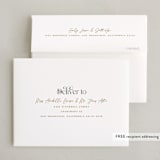 "Draped Garland" - Party Thank You Cards in Pine by Robert and Stella - FREE Recipient Addressing