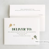 "Vintage Pickle" - Party Thank You Cards in Avocado by Vera Lim - FREE Recipient Addressing