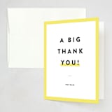 "highlighter" - Party Thank You Cards in Canary by Adelyn T. - Front