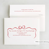 "Birthday Bow" - Party Thank You Cards in Raspberry by Randi Cirelli - FREE Recipient Addressing