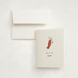 "Shrimp Cocktail" - Party Thank You Cards in Pearl by mo kelley - Front