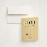 "Aperol" - Party Thank You Cards in Crema by Claire - Front