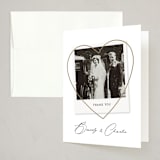 "Vintage Photo Anniversary" - Party Thank You Cards in Pearl by Stephanie Hawkes - Front