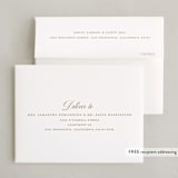 "Fancy Feast" - Party Thank You Cards in Vanilla by Spinsugar - FREE Recipient Addressing