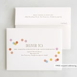 "Confetti Dots" - Party Thank You Cards in Coral by Ellen Schlegelmilch - FREE Recipient Addressing