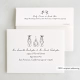 "Champagne New year" - Party Thank You Cards in Noir by Jackie Crawford - FREE Recipient Addressing