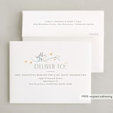 "Festive" - Party Thank You Cards in Champagne by Anastasia Makarova - FREE Recipient Addressing