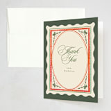 "Christmassy" - Party Thank You Cards in Eggnog by Creo Study - Front