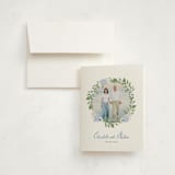 "SweetHearts" - Party Thank You Cards in Periwinkle by Design Lotus - Front
