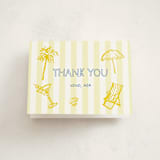 "beach icon" - Party Thank You Cards in Sunny by Cass Loh - Front