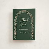 "Festive Arch" - Party Thank You Cards in Pine by Elly - Front