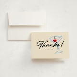 "Friendmas Party" - Party Thank You Cards in Wreath by Pati Cascino - Front