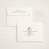 "Friendmas Party" - Party Thank You Cards in Wreath by Pati Cascino - FREE Recipient Addressing