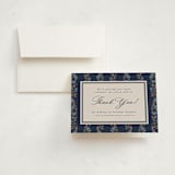 "Wrapped in Greenery" - Party Thank You Cards in Blue Spruce by Ana de Sousa - Front