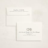 "Wrapped in Greenery" - Party Thank You Cards in Blue Spruce by Ana de Sousa - FREE Recipient Addressing