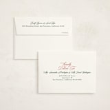 "Festive Party" - Party Thank You Cards in Cherry by Elly - FREE Recipient Addressing