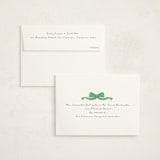"Wreath With Bow" - Party Thank You Cards in Greenery by mo kelley - FREE Recipient Addressing