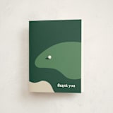 "FORE EVER YOUNG" - Party Thank You Cards in Forest by Marabou Design - Front