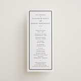 "Bevel" - Letterpress Long Programs in Moss by Megan Davis - Front