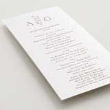 "kouignette" - Letterpress Long Programs in Toffee by chocomocacino - Detail