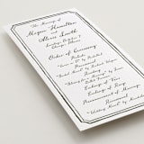 "Handwritten" - Letterpress Long Programs in Moss by Cass Loh - Detail