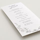 "Note" - Letterpress Long Programs in Gravel by Baumbirdy - Detail