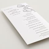 "Bouvardia" - Letterpress Long Programs in Graphite by Deynaaz Daraei - Detail