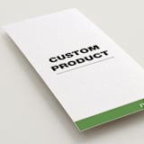 "Minted Custom" - Letterpress Long Programs in Pear | Soft Black | Blind Deboss by Minted Custom - Detail