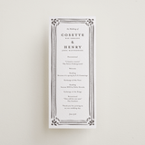 "Cosette" - Letterpress Long Programs in Graphite by Melanie Kosuge - Front