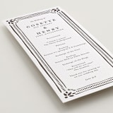 "Cosette" - Letterpress Long Programs in Graphite by Melanie Kosuge - Detail