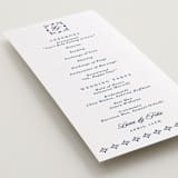 "Talavera Tiles" - Letterpress Long Programs in Lapis by Olivia Raufman - Detail